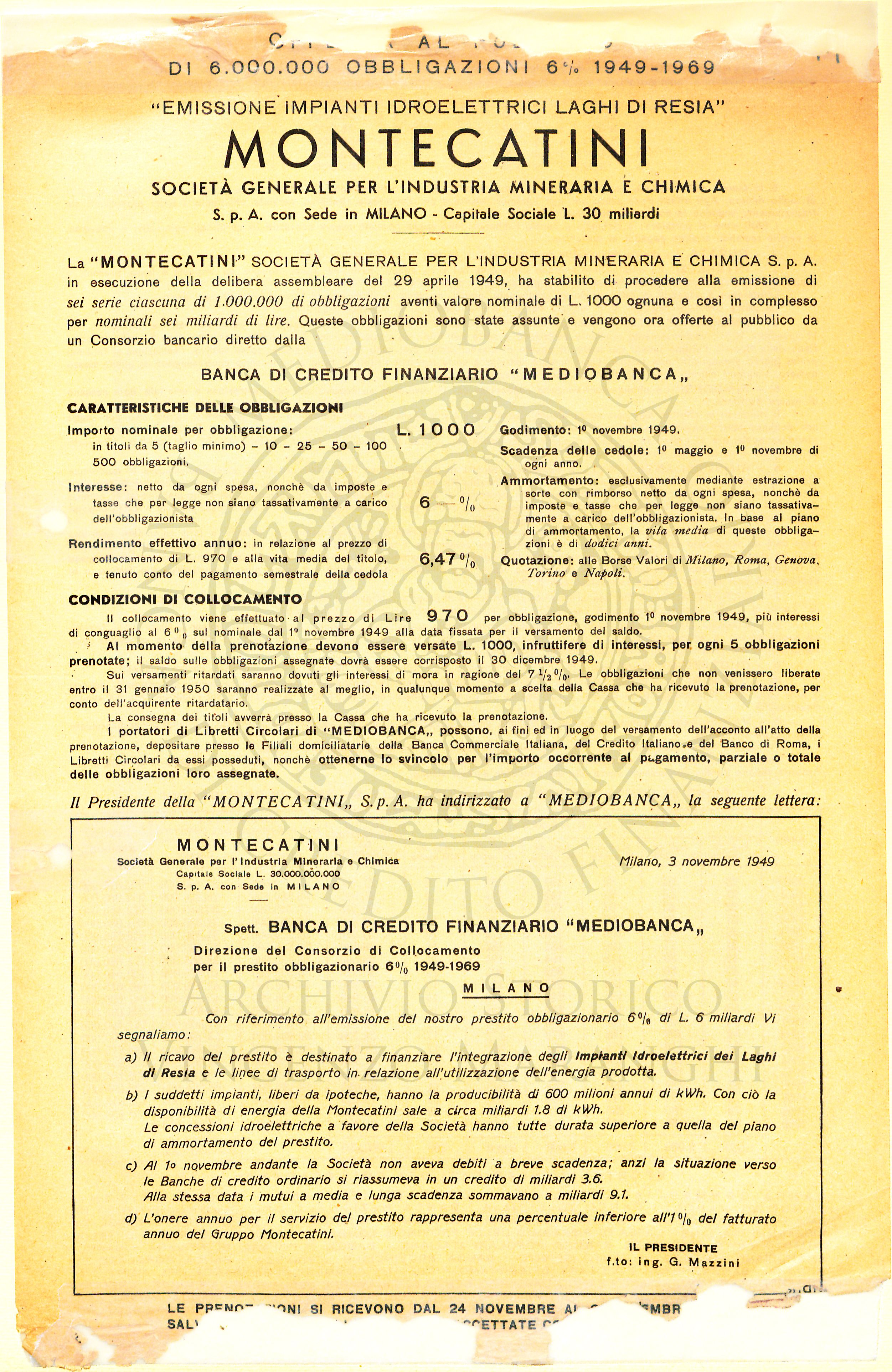 Enrico Cuccia Direttore Generale