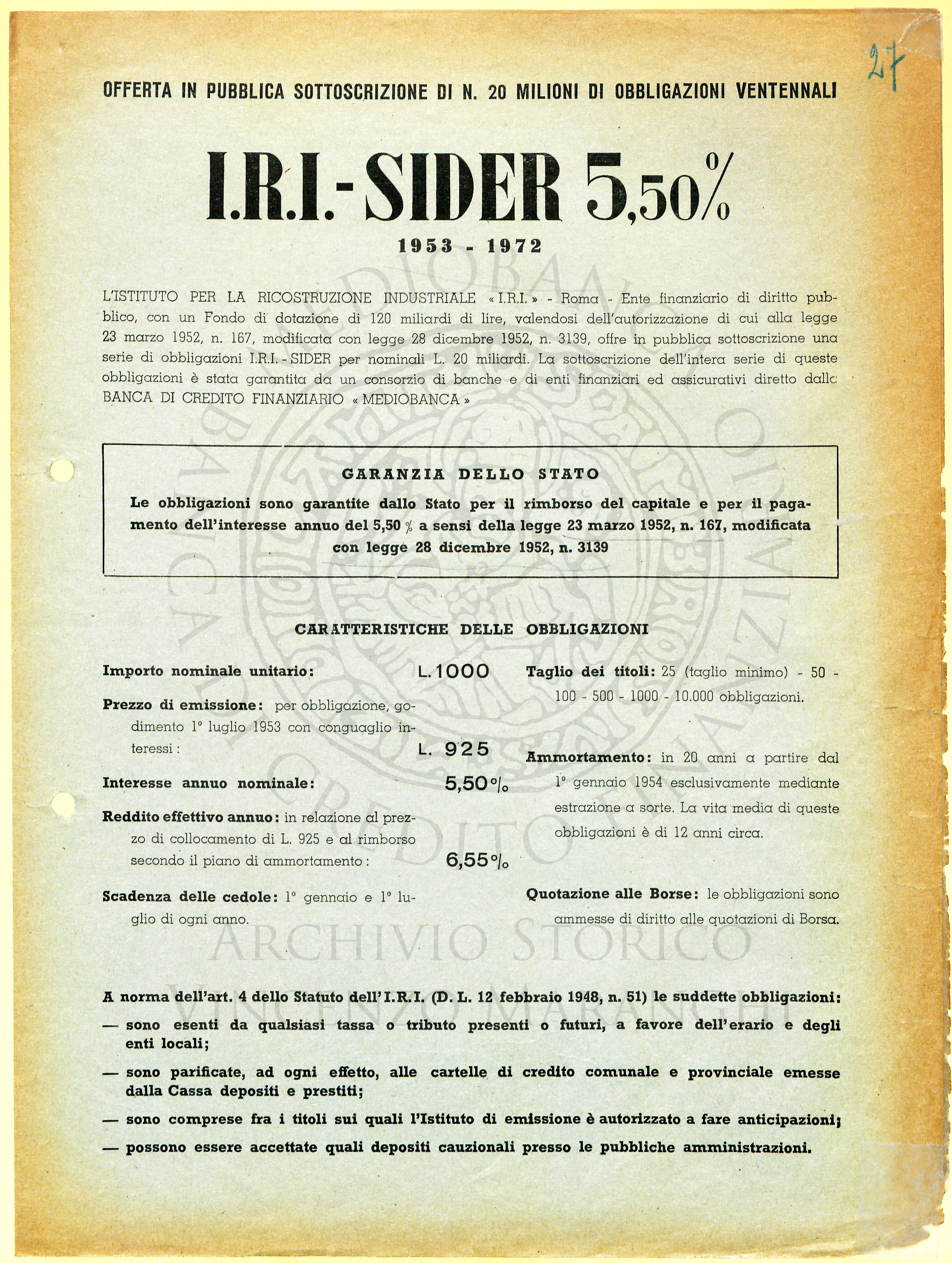 Enrico Cuccia Direttore Generale