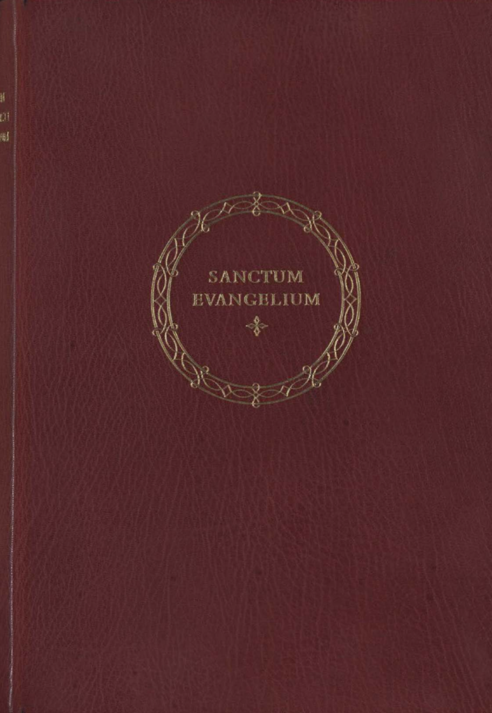 Sanctum Evangelium secundum Matthaeum, Marcum, Lucam, Iohannem