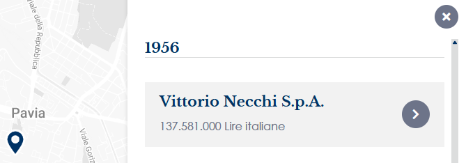 Vista Mappa Mediobanca Operazione Export